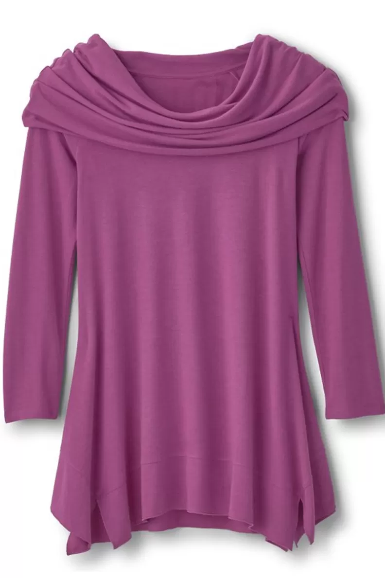 Soft Surroundings B'call Knit Tunic Damson Outlet