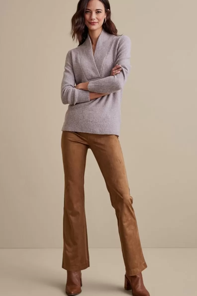 Soft Surroundings Faux Suede Bootcut Pants Sale