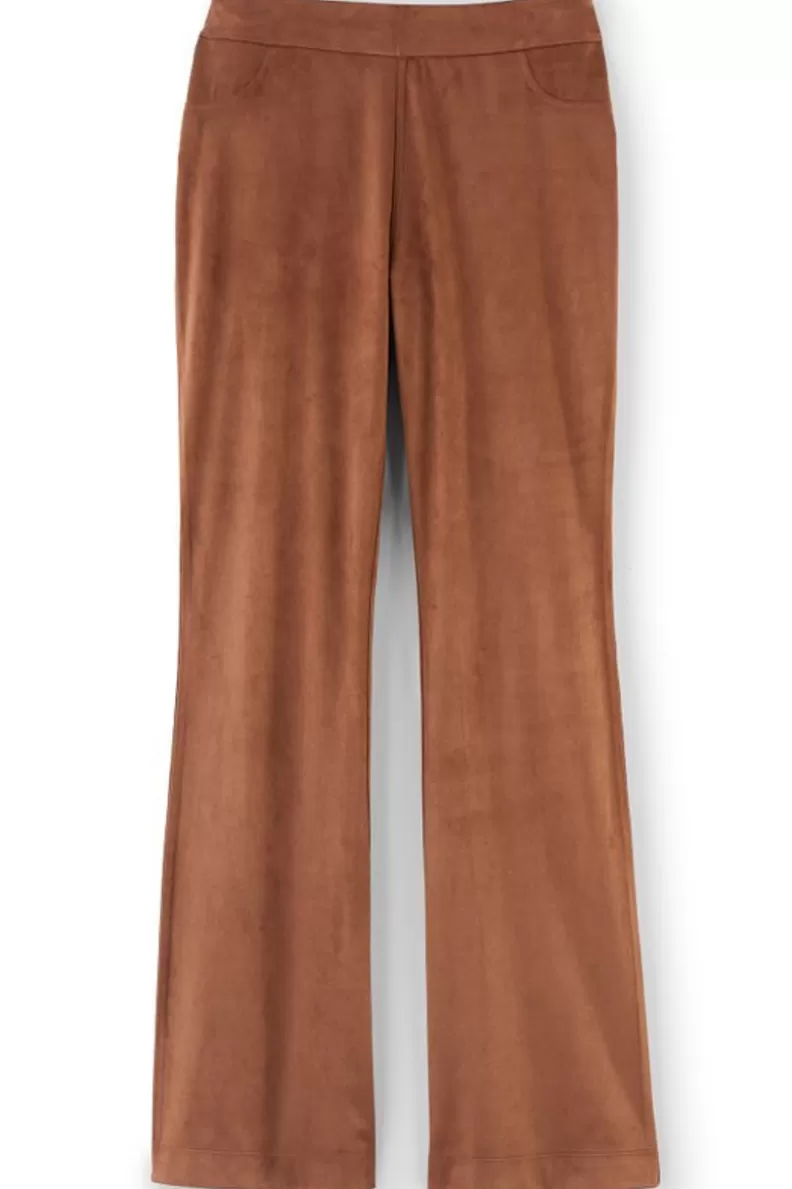 Soft Surroundings Faux Suede Bootcut Pants Sale