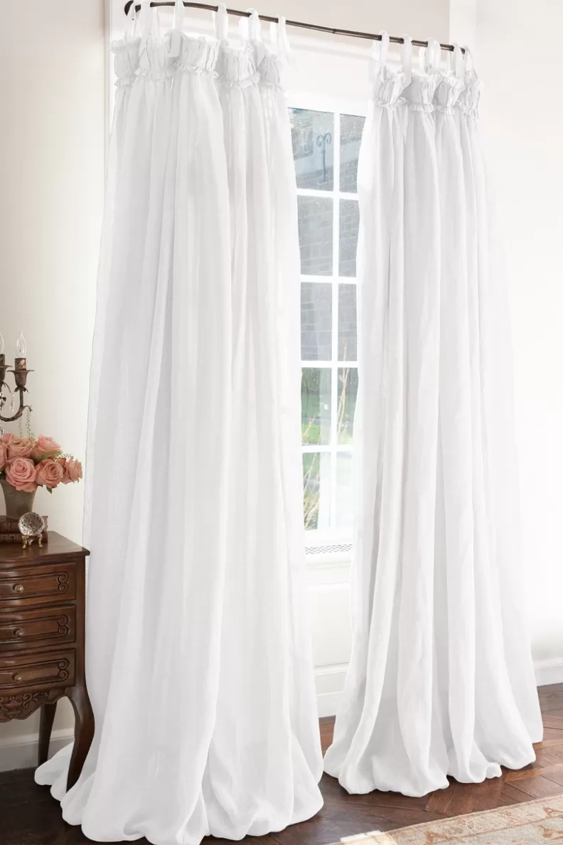 Soft Surroundings Linen Balloon Drapery Panel Store