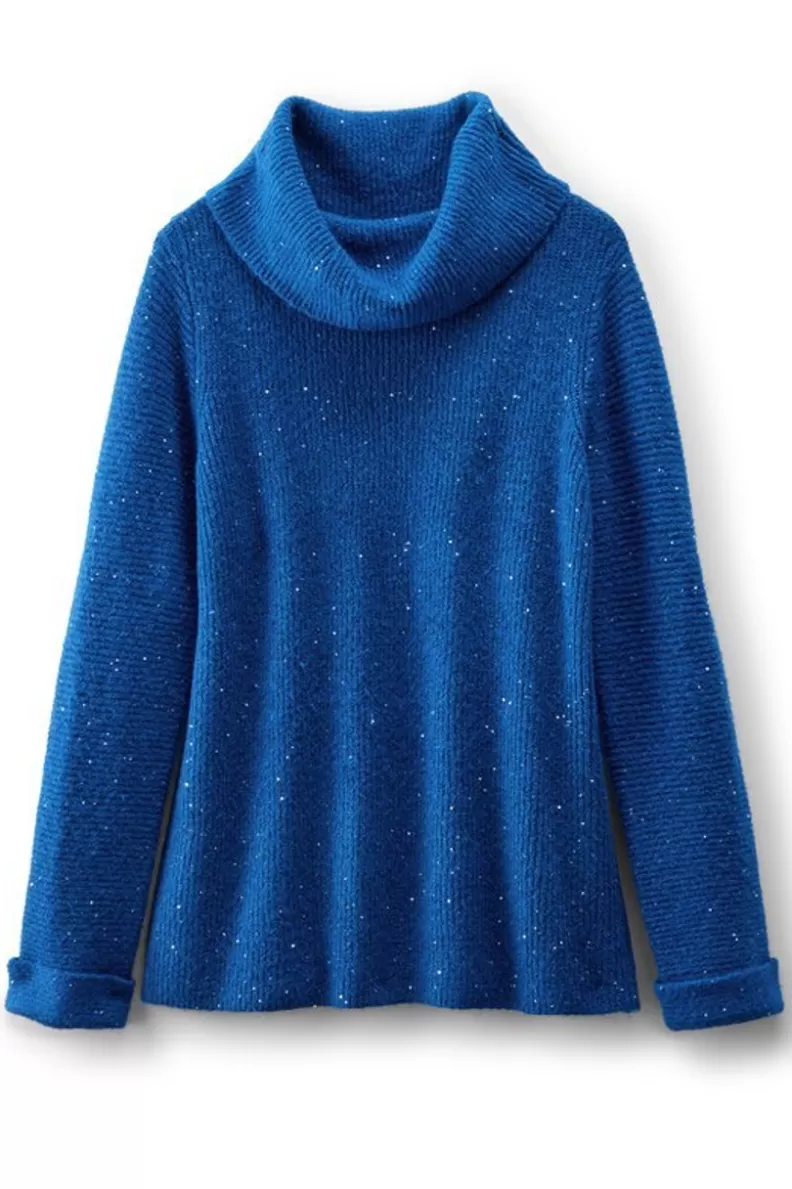 Soft Surroundings Linley Sequin Sweater Discount