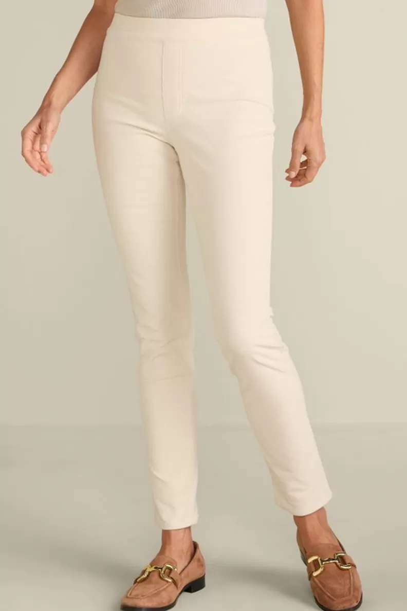 Soft Surroundings Rockland Corduroy Slim Leg Pull On Pants New