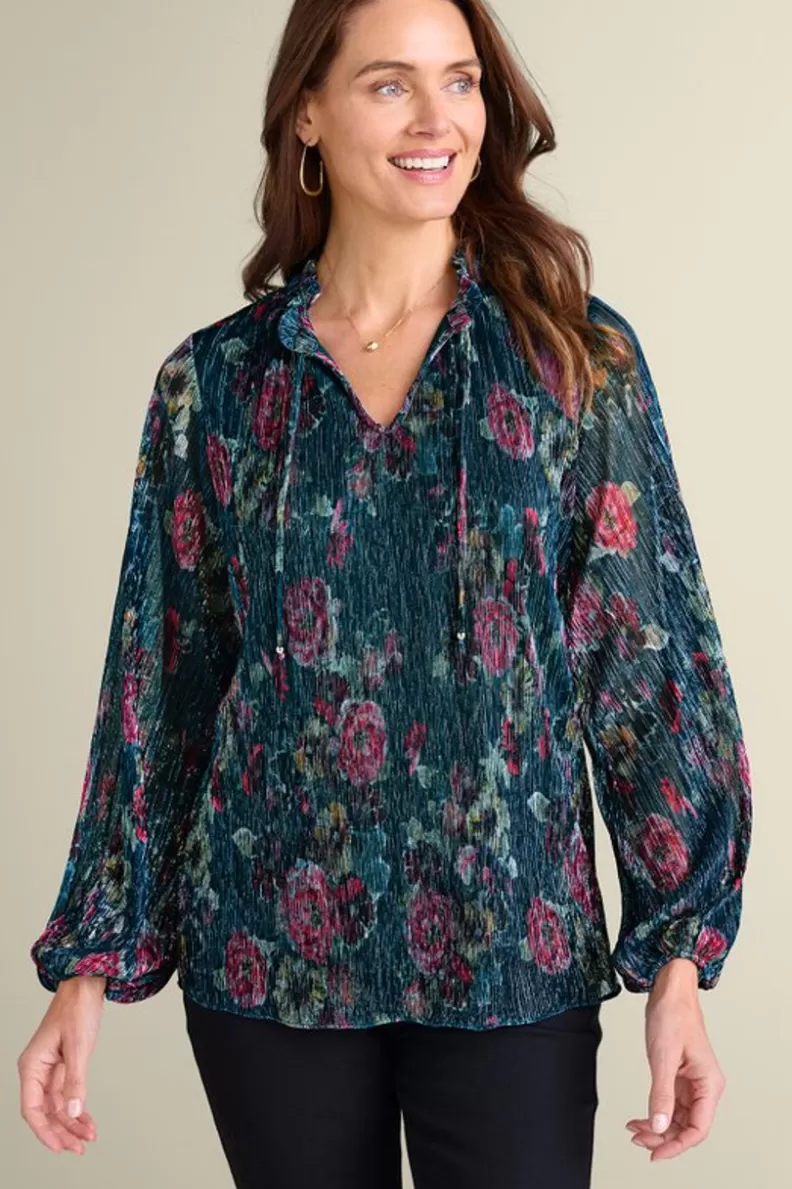 Soft Surroundings Yvonne Shimmer Top EvalynnGarden Online